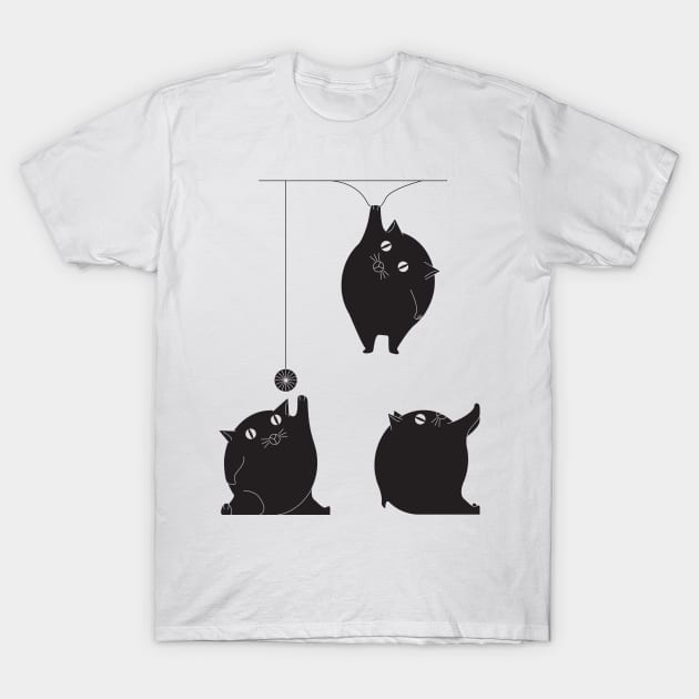 Fat Cats T-Shirt by ZachandWhite